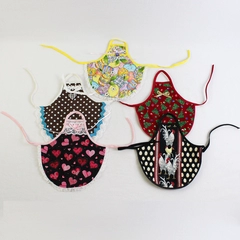 Lot of 5 Decorative Bottle Aprons Varied Designs