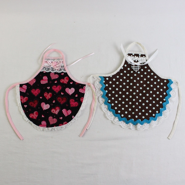 Lot of 5 Decorative Bottle Aprons Varied Designs