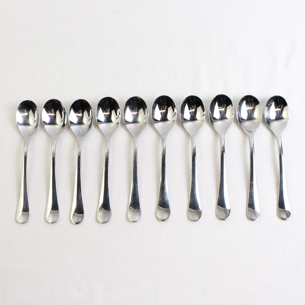 Lot of 10 Gourmet Settings Tablespoons 6.75" Silver-Colored Flatware