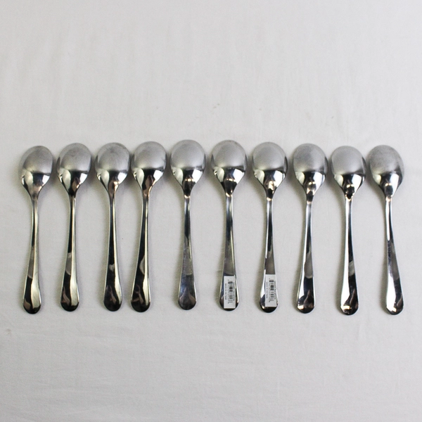 Lot of 10 Gourmet Settings Tablespoons 6.75" Silver-Colored Flatware