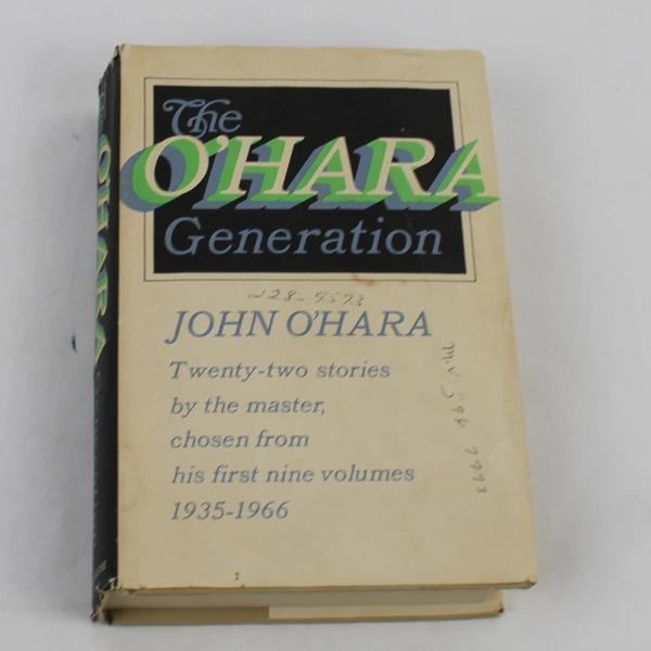 The O'Hara Generation by John O'Hara 1969 Hardcover/Dustjacket