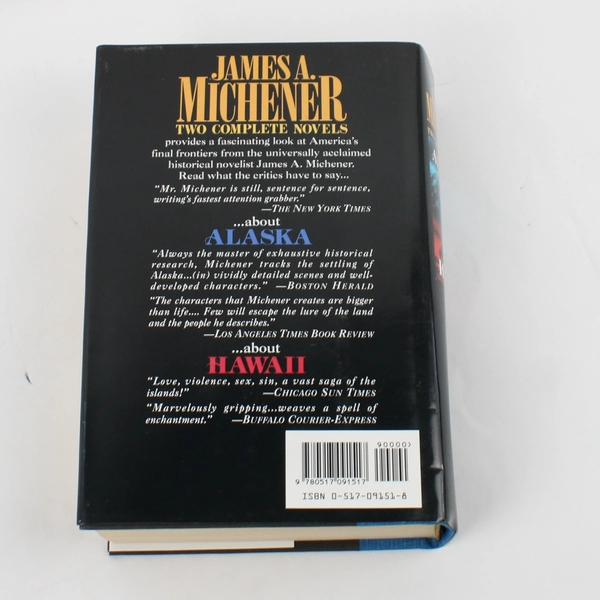 Wings Books Alaska, Hawaii by James A. Michener Two Complete Novels HC 1993