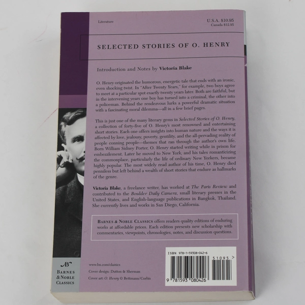 Barnes & Noble Classics Selected Stories of O. Henry Paperback