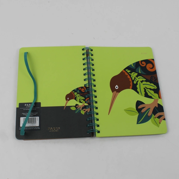 Parrs on Portage Green Kiwi  A5 Notebook 100gsm Paper/80 Lined Sheets