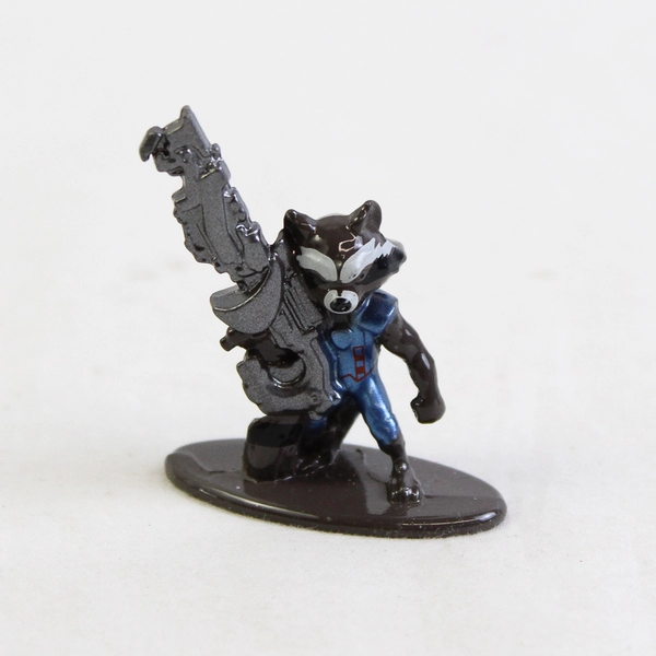 Lot of 3 Marvel Nano Metalfigs 30806 Rocket 30803 Iron Spider 30799 Gray Hulk