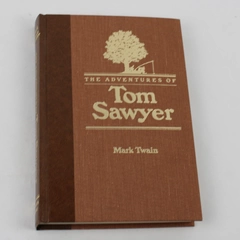 The Adventures of Tom Sawyer Mark Twain Readers Digest 1985 w/Pamphlet