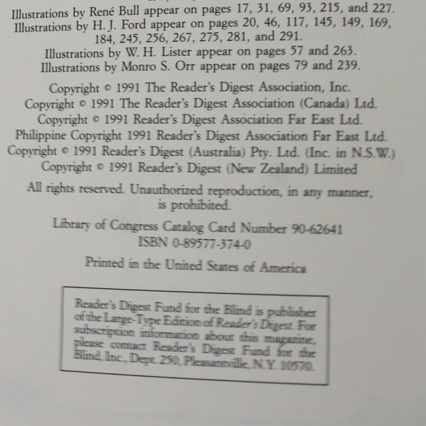 Reader's Digest Tales From The Arabian Nights HC 1991 with Pamphlet