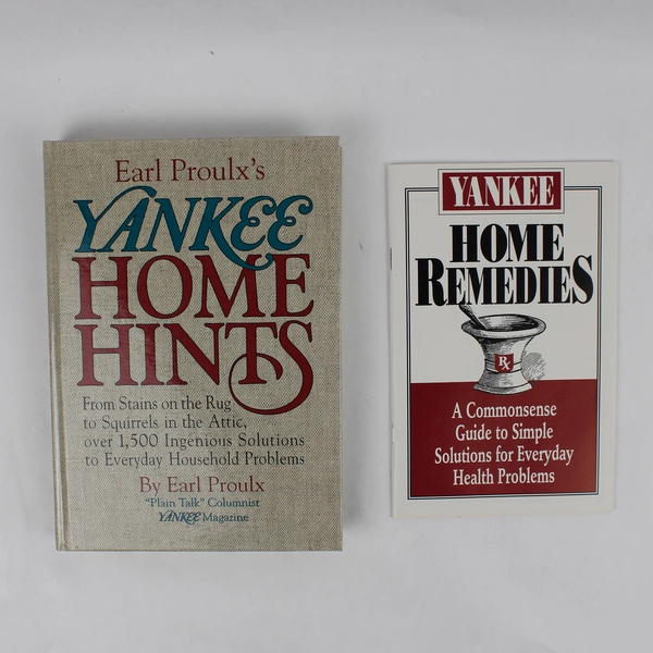Earl Proulx's Yankee Home Hints HC 1993 A Home Remedies Pamphlet Included 