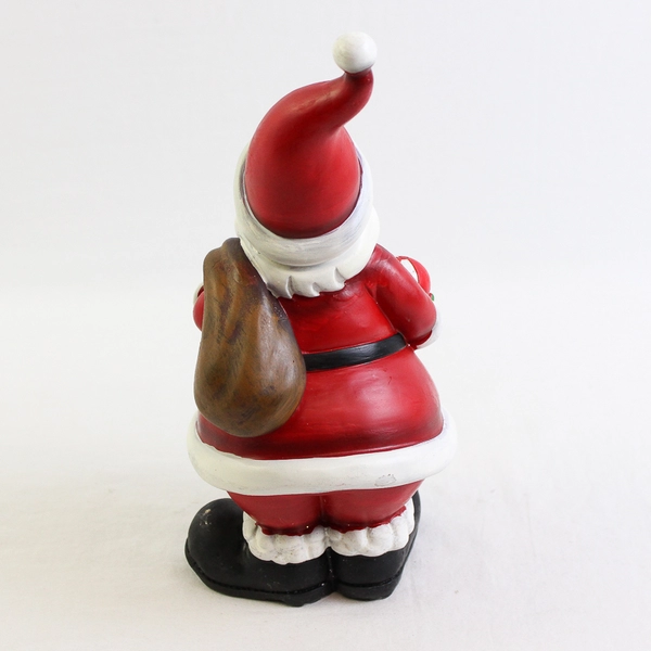 Unbranded Resin Santa Figurine Seasonal Holiday Home Decor 10.25" Tall