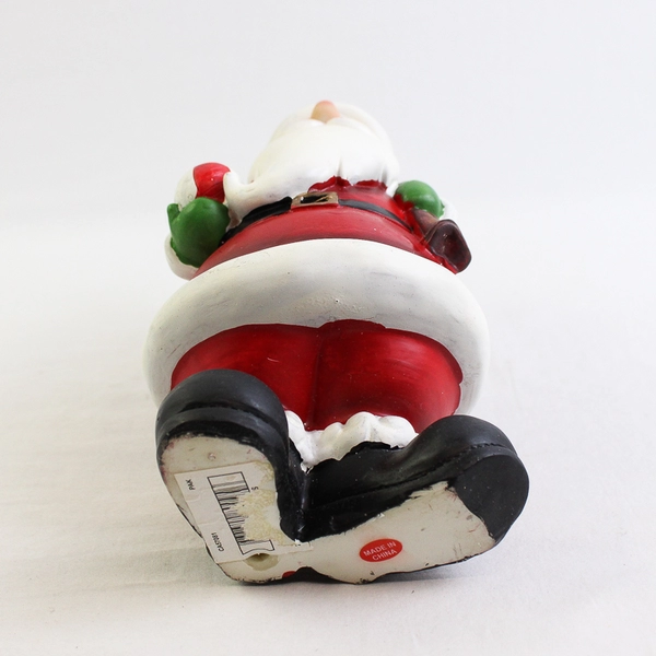 Unbranded Resin Santa Figurine Seasonal Holiday Home Decor 10.25" Tall