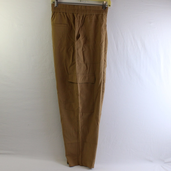 A New Day Tan Tapered Leg Cargo Pants Women's Large