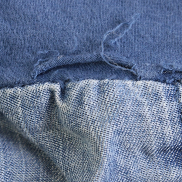 Just Living Blue Cotton Fold-Over Wide Leg Pants Women's Medium