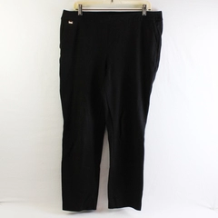 Counterparts Solid Black Tapered Leg Pull-On Pants Women's Size XL