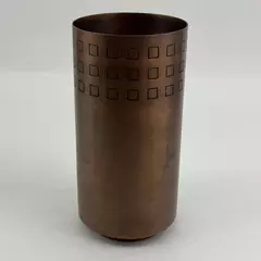 Modulus Bronze Cylinder Vase 8"
