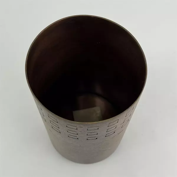 Modulus Bronze Cylinder Vase 8"