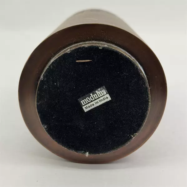 Modulus Bronze Cylinder Vase 8"