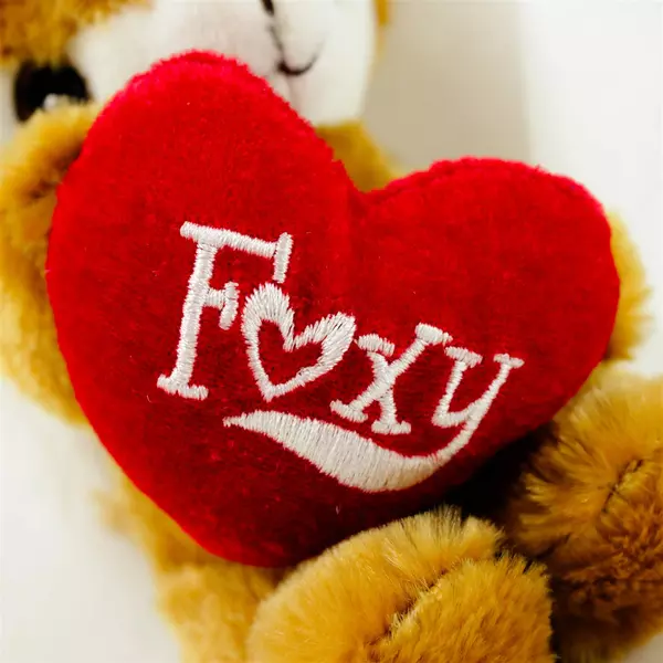 DanDee Collector's Choice Fox Holding Heart Plush 8in Pre-Owned