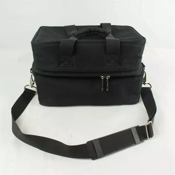 Black Travel Carry-On Case Lightweight Compact Personal Item Pre-Owned