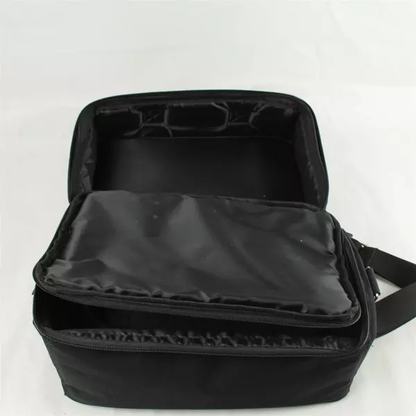 Black Travel Carry-On Case Lightweight Compact Personal Item Pre-Owned