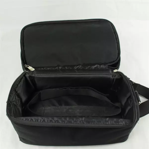 Black Travel Carry-On Case Lightweight Compact Personal Item Pre-Owned