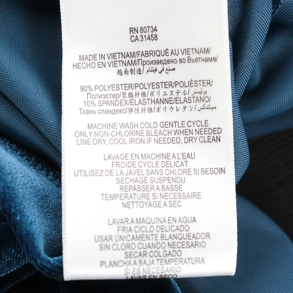 BCBGeneration Women's S "Midnight Haze" Velour Mini Skirt with Thick Waistband