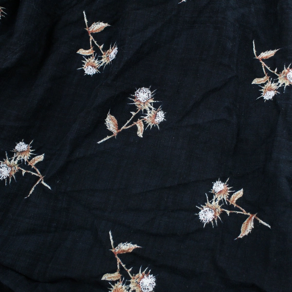 BP Women's S Black Floral Sleeveless Ruffle Tie Front Waist Maxi Dress