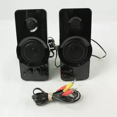 BlackWeb BWA15HO110 2.0 Computer Speakers 3.5mm AUX Black Untested