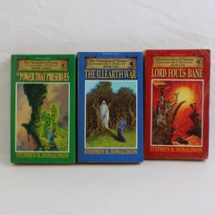 Stephen R Donaldson 3-Book Set Chronicles of Thomas Covenant the Unbeliever PB