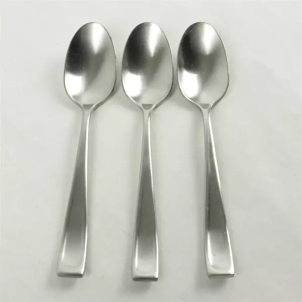 Oneida Moda Satin Stainless Teaspoons Set of 3 6.25in