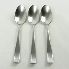 Oneida Moda Satin Stainless Teaspoons Set of 3 6.25in