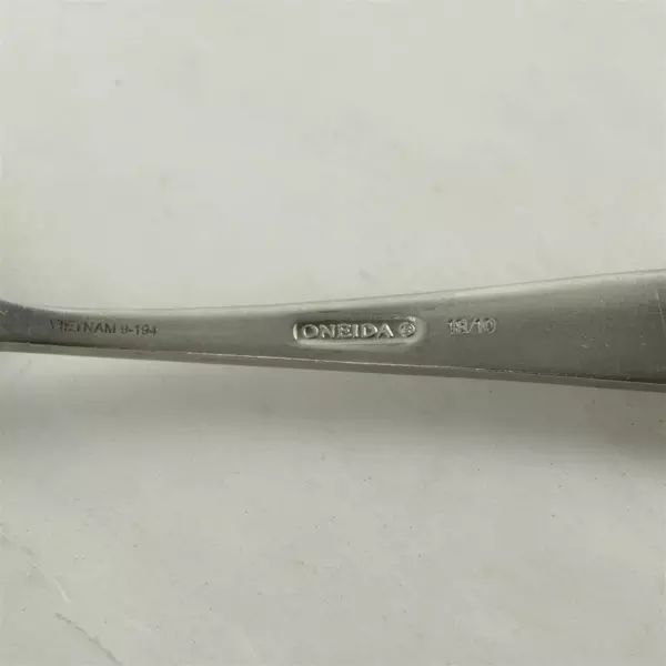 Oneida Moda Satin Stainless Teaspoons Set of 3 6.25in