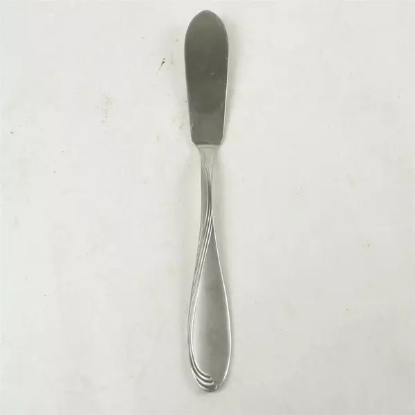 Oneida Satin Camber Stainless Set of 3 Flat Butter & Modern Hollow Knives