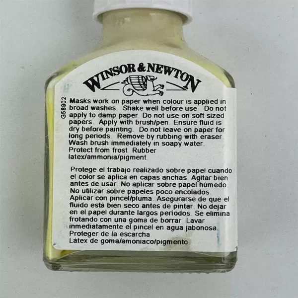 Winsor and Newton Art Masking Fluid, 2.5 Ounces New
