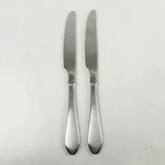 Set of 2 Oneida Satin Vertex French Solid Knives 9.5in