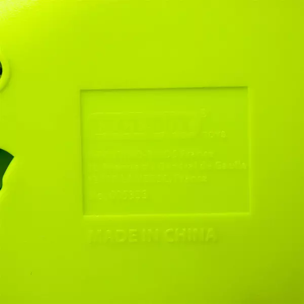 Vintage Blue Box Spinning Top Toy for Baby Toddler Plastic Collectible