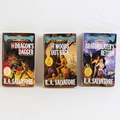 Lot of 3 R A Salvatore Novels Spearwielder's Tales 1993-1995 Paperback Good