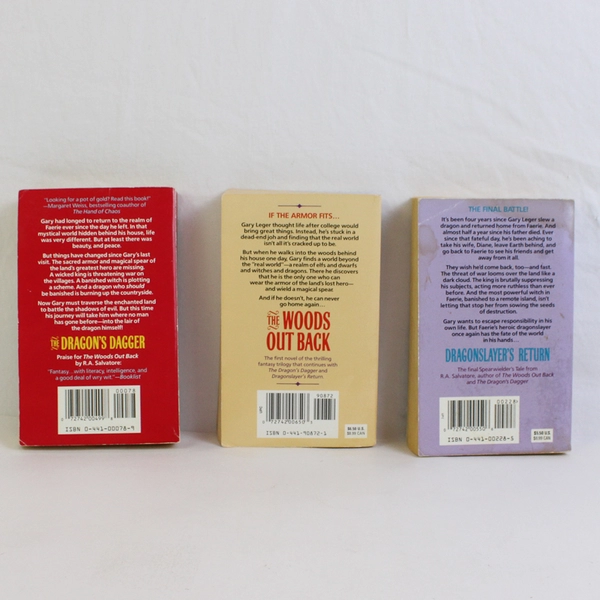 Lot of 3 R A Salvatore Novels Spearwielder's Tales 1993-1995 Paperback Good