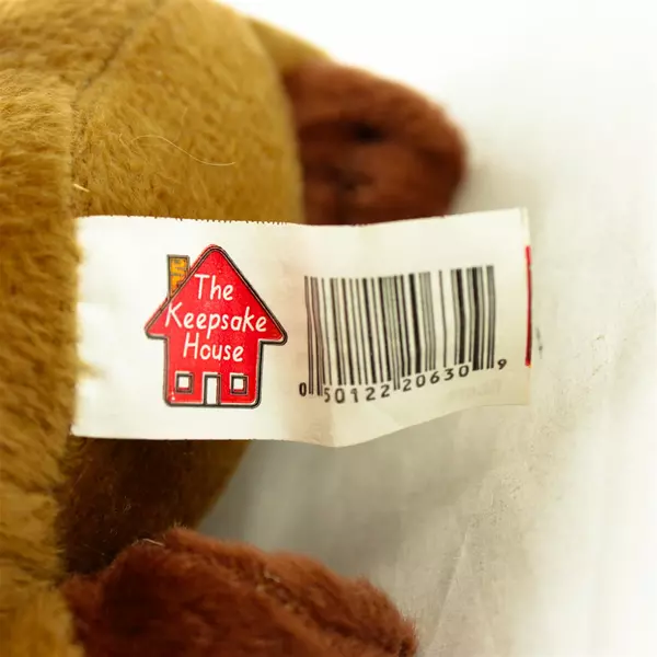 Rudolph Reindeer Plush with Tummy Photo Pocket Yellow Antlers 7in