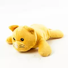 Orange Cat Plush Toy Laying Down 8in Soft Stuffed Animal Collectible