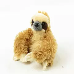 Brown Sloth Plush Toy Stuffed Animal 6in Soft Fabric
