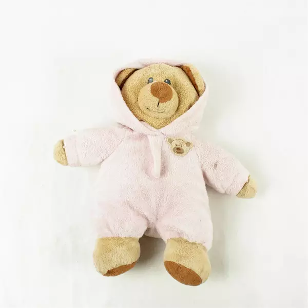 Ty Pluffies Pink BABY BEAR 10”PJ Non-Removable Pjs Plush 2015 Soft Toy