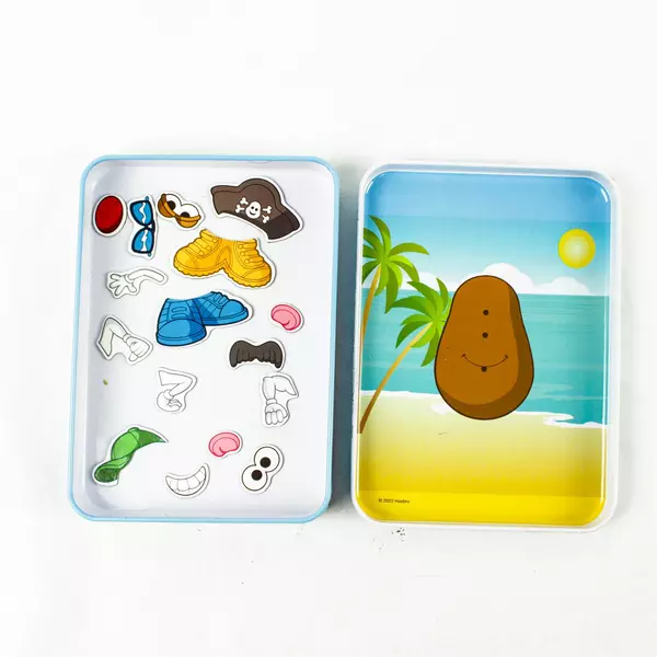 Mr Potato Head Magnetic Travel Activity Kit Metal Tin 16 Pieces