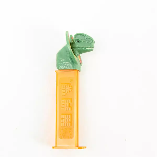 Jurassic Park Jurassic World Dilophosaurus Orange PEZ Candy Dispenser