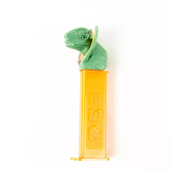 Jurassic Park Jurassic World Dilophosaurus Orange PEZ Candy Dispenser
