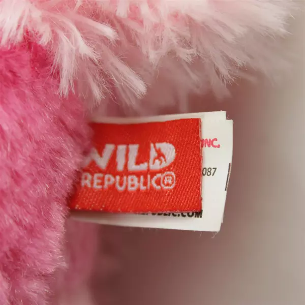 Wild Republic Realistic Pink Flamingo Plush Stuffed Animal 8.5in