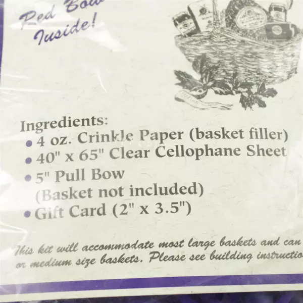 Make Your Own Gift Basket Kit DIY Craft Kit New Sealed