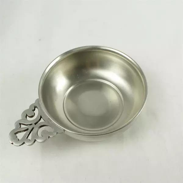 The Pewter Peddler Pewter Bowl 7x5 Vintage Decorative Serving Dish Used