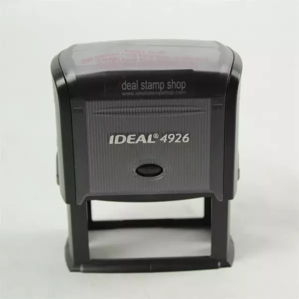Ideal 4926 Past Due Notice Stamp Used Office Mailroom