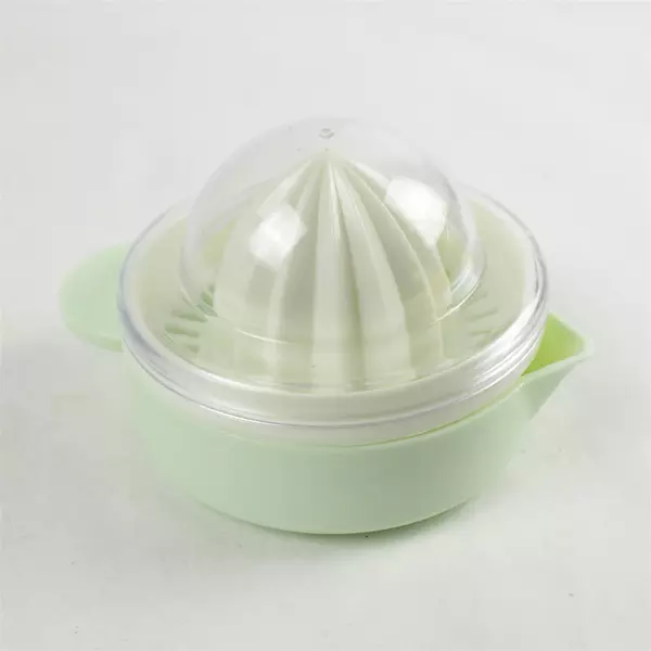 Manual Citrus Juicer Hand Press White & Green Compact