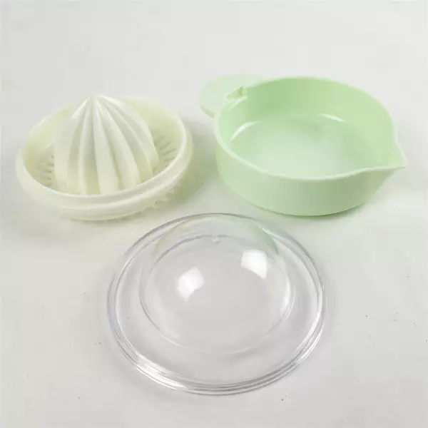 Manual Citrus Juicer Hand Press White & Green Compact